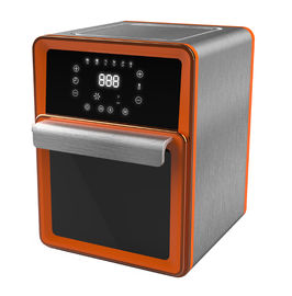 Orange 11L Hot Air Fryer Oven PP &amp;amp; Bahan Baja Dengan Layar Digital Besar