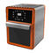 Cerdas Hot Air Fryer Oven Brushed Steel 2000W Big Touch Layar 11L Kapasitas