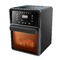 Oven Fryer Udara Panas Mudah Bersih Warna Hitam / Biru / Oranye Dengan Cahaya Internal