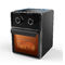 Hitam 11L Hot Air Fryer Oven, Digital Air Fryer Oven Dengan LCD Besar Digital Touchscreen