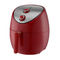 Bebas Minyak Merah Digital Air Fryer 1500w 4.6L Dengan Perlindungan Kelebihan CE ROHS